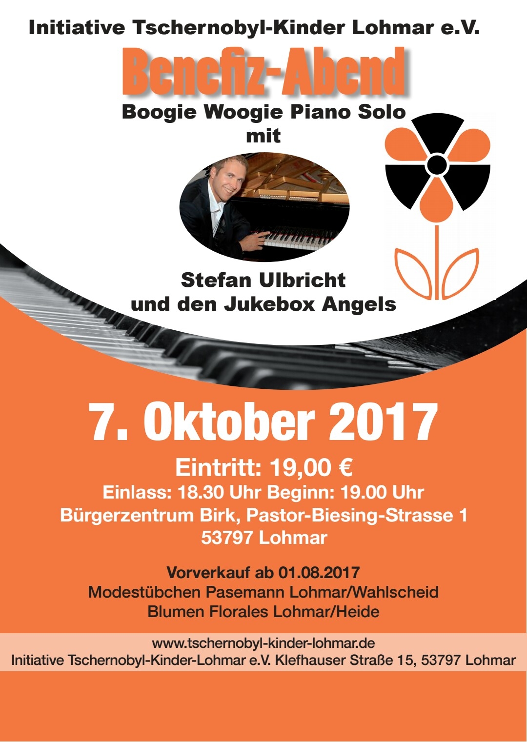 Plakat vom Stefan Ulbricht Konzert